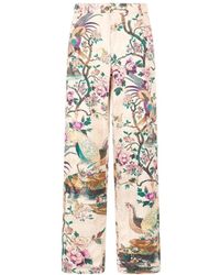 Roberto Cavalli - Straight Trousers - Lyst