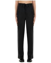 Maison Margiela - Wide Leg Broek - Lyst