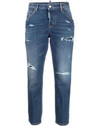 DSquared² - Cool girl croppen slim-fit jeans - Lyst