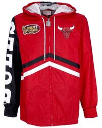 Mitchell & Ness - Chicago Bulls Nba Windbreaker - Lyst