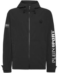 Philipp Plein - Fitness ,Zwart ,Nylon Windbreaker Scratch - Lyst