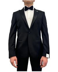 L.B.M. 1911 - Kostuums ,Zwart ,Wol Elegante Jurk - Lyst