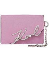 KARL LAGERFELD - Wallets & Cardholders - Lyst