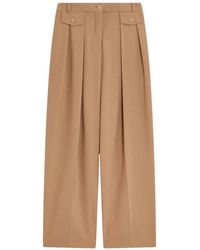 Semicouture - Wide Trousers - Lyst