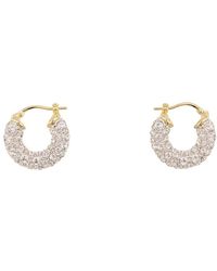 Simone Rocha - Rhinestone Hoop Earrings - Lyst