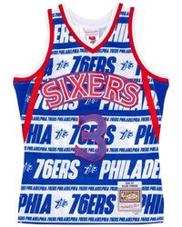 Mitchell & Ness - Fitness ,Veelkleurig ,Polyester Nba Teamwrap Swingman Jersey Allen Iverson - Lyst
