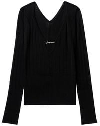 Jacquemus - V-Neck Knitwear - Lyst
