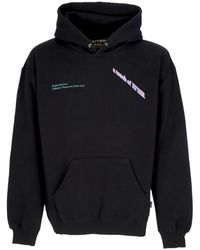 Iuter - Hoodies & Sweatvesten ,Zwart ,Katoen Zwarte Nymph Hoodie Licht Sweatshirt - Lyst