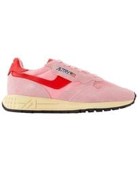 Autry - Schoenen ,Roze ,Suède Reelwind Low - Lyst