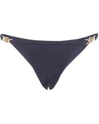 Versace - Badmode ,Zwart ,Polyester Bikini Broekje - Lyst