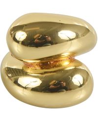 FEDERICA TOSI - Anello accessori dorati stile doppio ponte - Lyst