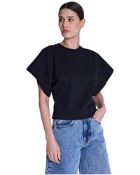 Berenice - T-shirt edena | t-shirt schwarz kimono-stil - Lyst