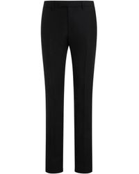 Etro - Broeken ,Zwart ,Wol Avond Zwarte Wollen Broek - Lyst
