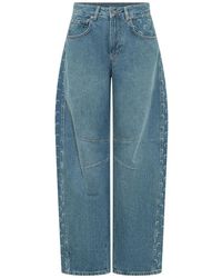Marine Serre - Loose Fit Jeans - Lyst