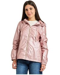 Yes-Zee - Jassen ,Roze ,Hooded Jacket - Lyst