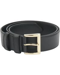 Prada - Saffiano Leren Riem - Lyst
