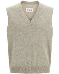 Maison Margiela - V-Neck Knitwear - Lyst