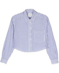 Isabel Marant - Camicia a righe in cotone - Lyst
