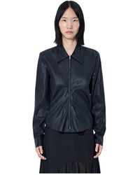 Our Legacy - Slim Ritssluiting Shirt - Lyst