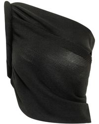 Alberta Ferretti - Tops ,Zwart ,Top Viscosa Crepe - Lyst