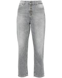 Dondup - Jeans ,Grijs ,Top 5-Pocket Broek - Lyst