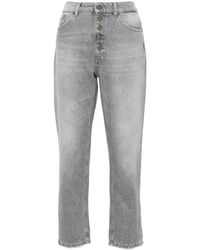 Dondup - Jeans ,Grijs ,Top 5-Pocket Broek - Lyst