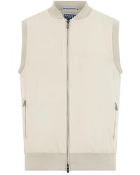 Fedeli - Jassen ,Nylon Elegante Minimalistische Bodywarmer - Lyst