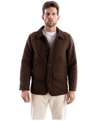 Sebago - Jassen ,Bruin ,Wol Tenny Wollen Jas - Lyst