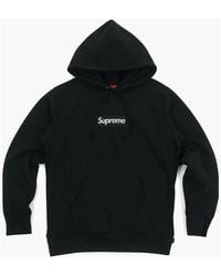 Supreme Box Logo Hooded Sweatshirt - Zwart