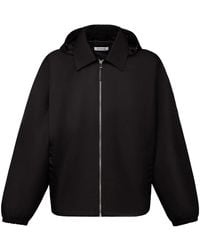 Premiata - Jassen ,Zwart ,Polyester Blouson Met Afneembare Capuchon - Lyst