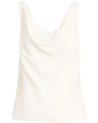 Brunello Cucinelli - Overhemden ,Linnen Fluid Twill Top - Lyst