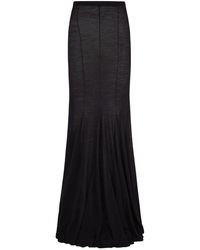 Cortana - Rokken ,Zwart ,Wol Jenna Wollen Maxi Rok - Lyst