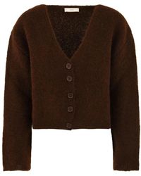 Akep - Truien & Vesten ,Bruin ,Costa Inglese Short Cardigan - Lyst