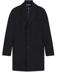 HUGO - Jassen ,Zwart ,Wol H-Hyde Coat - Lyst