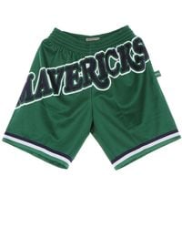 Mitchell & Ness - Fitness ,Groen ,Polyester Nba Basketball Shorts Hardwood Classics - Lyst