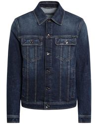 Dolce & Gabbana - Jassen ,Blauw ,Katoen Giubbotto - Lyst