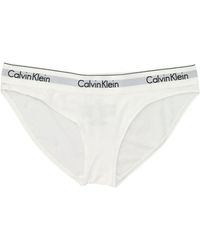 Calvin Klein - Weißes Minimalistisches Dessous-Set - Lyst