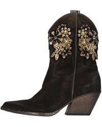Elena Iachi - Hombre Militare Ankle Boot - Lyst
