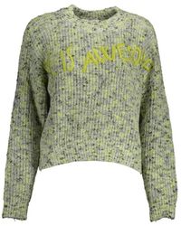 Desigual - Groene Polyester Trui - Lyst