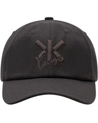 KENZO - Double K Bestickte Cap - Lyst
