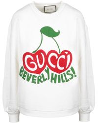 Gucci L S Sweats Boxy Bs - Wit