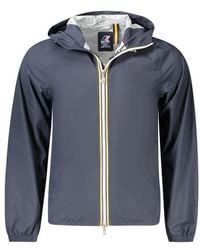 K-Way - Giacca in poliestere blu - Lyst