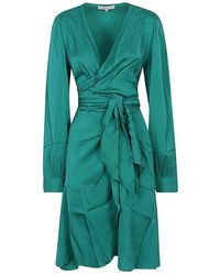 Silk95five - Kleedjes ,Groen ,Midi Kleedjes - Lyst