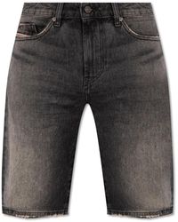 DIESEL - Slim-short pantaloncini in denim - Lyst