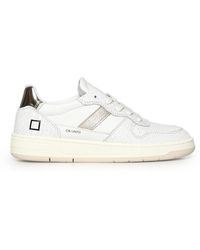 Date - Schoenen ,Wit ,Katoen Sneakers - Lyst