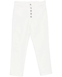 Dondup - Broeken ,Wit ,Katoen Koons Loose-Fit Jeans - Lyst