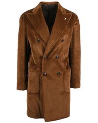 L.B.M. 1911 - B.M. 1911, ,Jassen ,Bruin ,Katoen.B.M. 1911 Corduroy Jas - Lyst