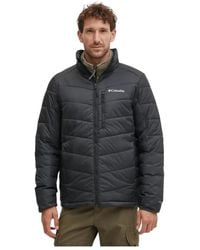 Columbia - Fitness ,Zwart ,Leer Jassen - Lyst