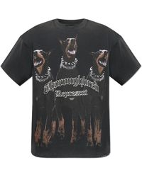 Represent - Tops ,Zwart ,Katoen T-Shirt Thoroughbred - Lyst