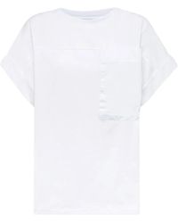 Alpha Studio - Tops ,Wit ,Zak T-Shirt - Lyst